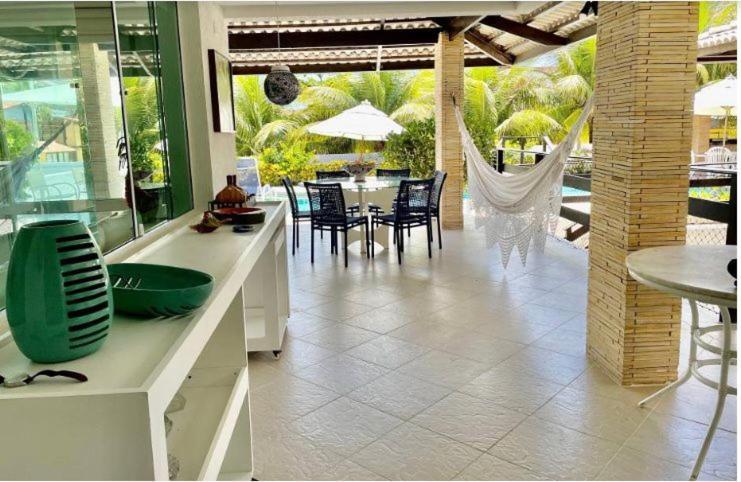 Casa de luxo em Porto de Galinhas com funcionária a 50 m do mar Exterior foto