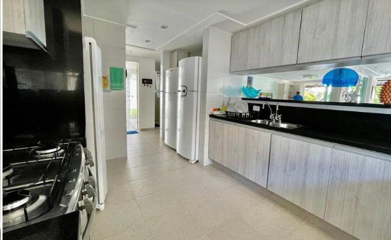 Casa de luxo em Porto de Galinhas com funcionária a 50 m do mar Exterior foto