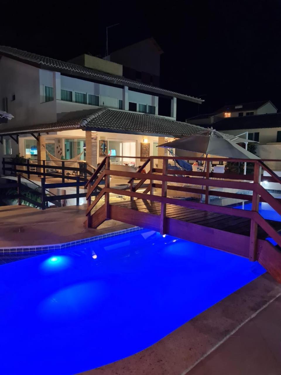 Casa de luxo em Porto de Galinhas com funcionária a 50 m do mar Exterior foto